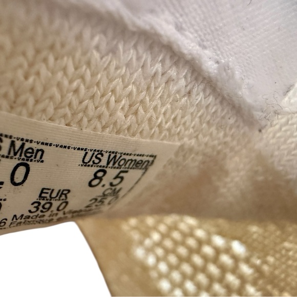 Vans Women's White Knit Sneakers - Picture 4 of 10